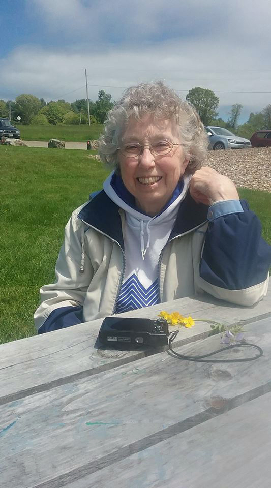 Carolyn Blouin at the Damariscotta River Association's Great Salt Bay Farm.