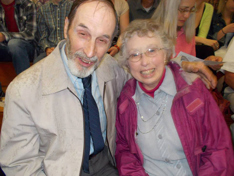 Charles and Carolyn Blouin attend the graduation of their granddaughter, Mary Catherine Eddyblouin, from Lincoln Academy in 2013. (Photo courtesy Allison Eddyblouin)