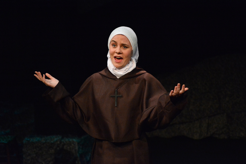 LA student Kayleigh Tolley as Sister in "Man of La Mancha." (Photo courtesy Jenny Mayher)