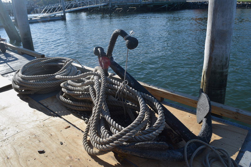 The anchor of the Providence. (Jessica Clifford photo)