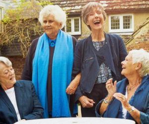 From left: "Tea with the Dames" stars Maggie Smith, Joan Plowright, Eileen Atkins, and Judi Dench.