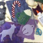 Workshops on Felted Ornaments and Hand-Printed Cards