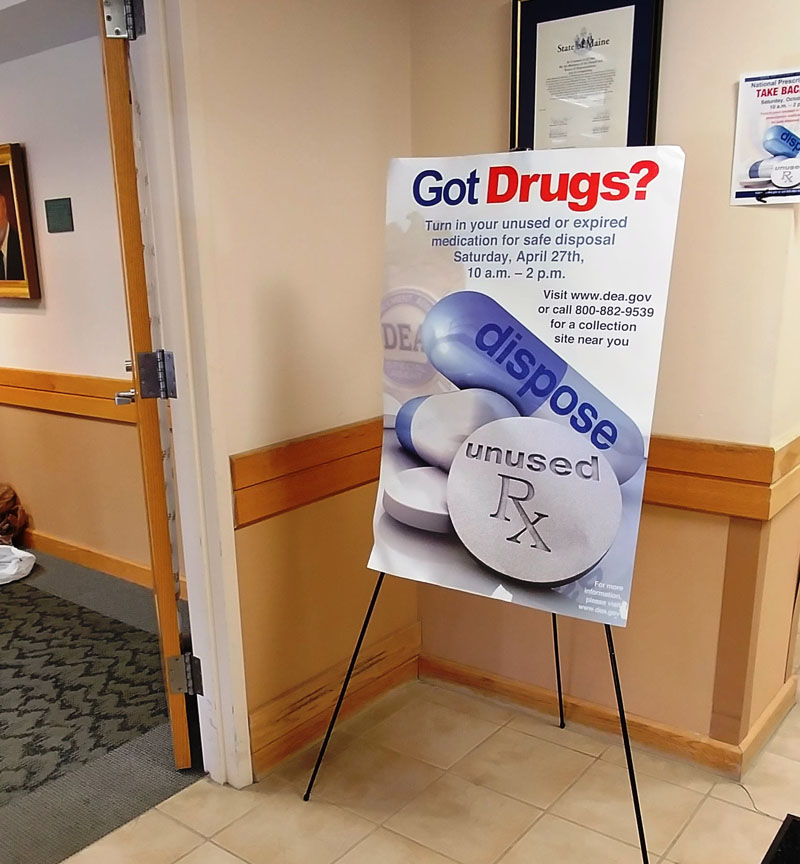 On Saturday, Oct. 27 from 10 a.m.to 2 p.m., the Lincoln County SheriffÂ’s Office and the police departments of Boothbay Harbor, Damariscotta, Waldoboro, and Wiscasset will host the semiannual National Prescription Drug Take-Back Day.