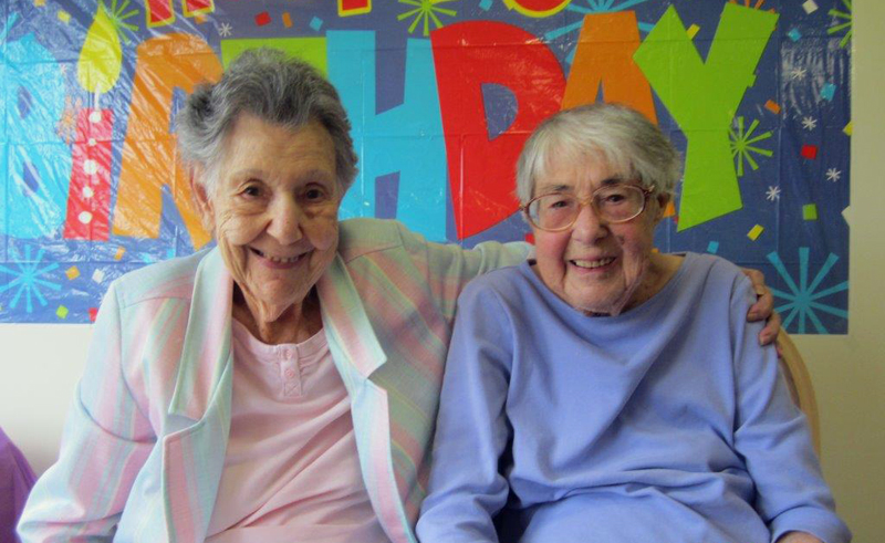 Mary Silveira (left) and Marion Griffin