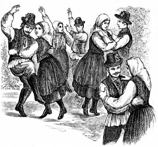 People enjoy contra-dancing.