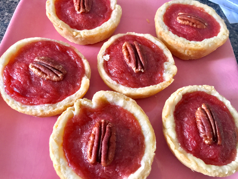 My new invention: rhubarb cup-pies! (Suzi Thayer photo)