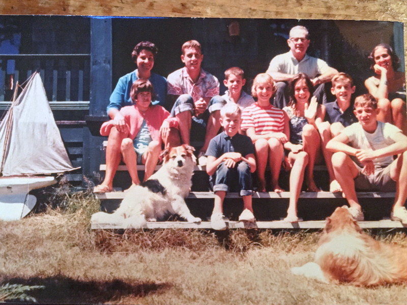 A Small-Thayer family reunion, circa 1963. (Photo courtesy Ronnie Small)