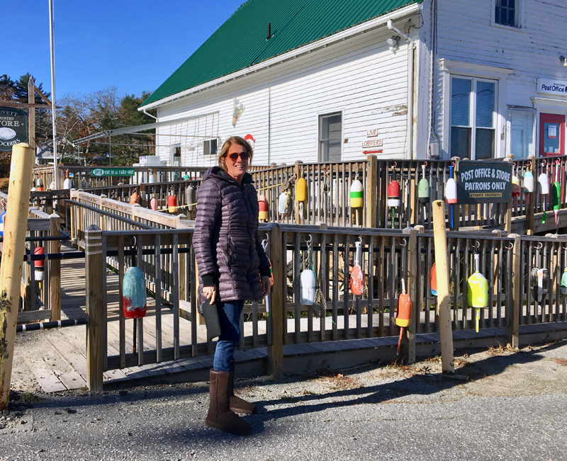 We did manage to get to Trevett Store for lobster rolls. (Suzi Thayer photo)