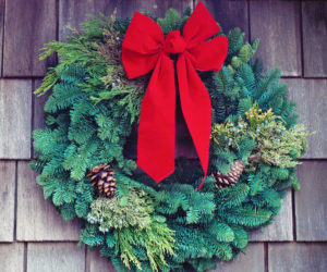 The sixth annual public wreath-making event sponsored by Sheepscott Community Church, will take place from 10 a.m. to noon, Saturday, Dec. 1. (Photo courtesy Tim Mossholder)