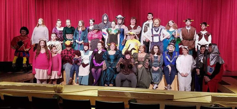 The cast of "Shrek the Musical."