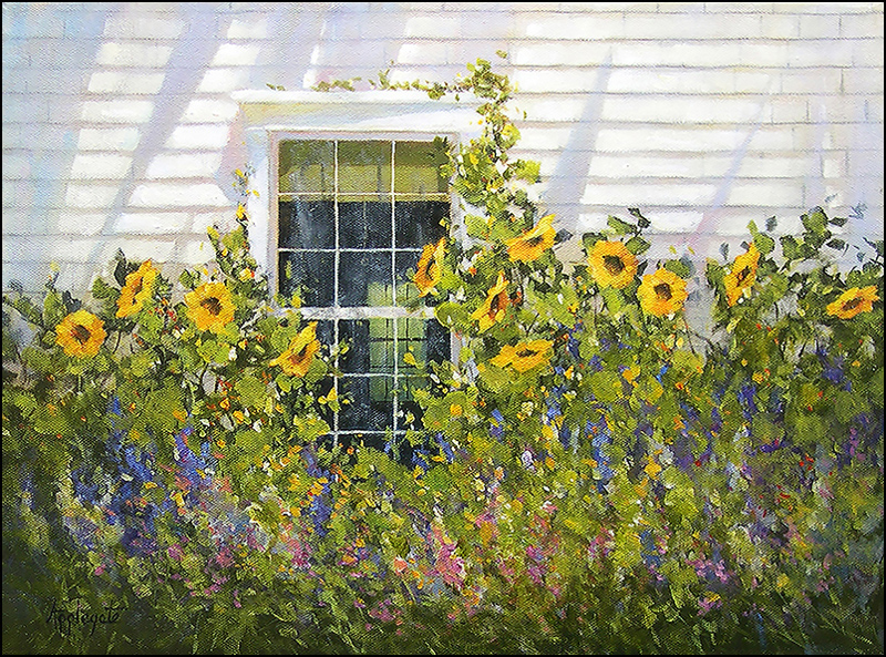 Barbara Applegate's "Afternoon Shadows."