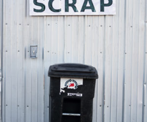 The Bristol-South Bristol Transfer Station now accepts food scraps, which Lincoln County Recycling will later sell as compost. (Jessica Picard photo)