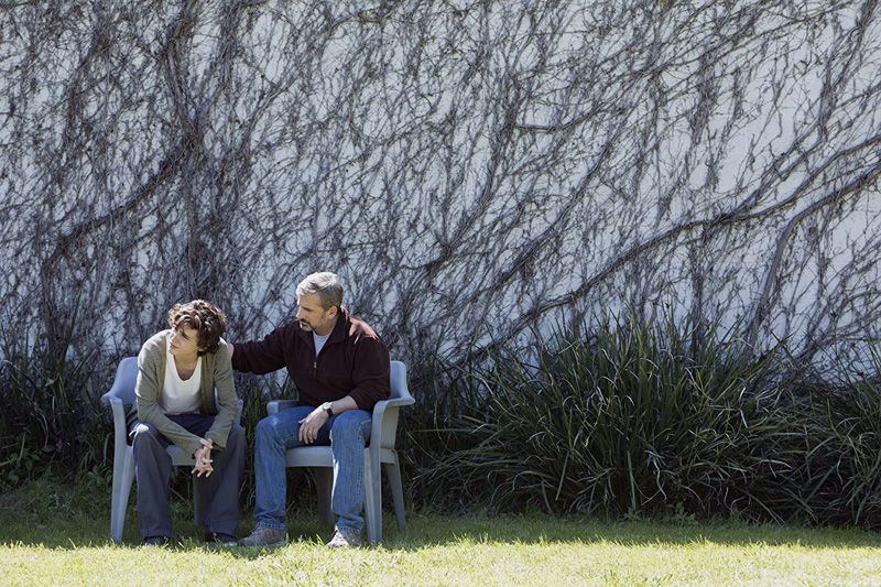 Steve Carell and Timothee Chalamet in a scene from "Beautiful Boy," playing this week at Harbor Theater, Boothbay Harbor.