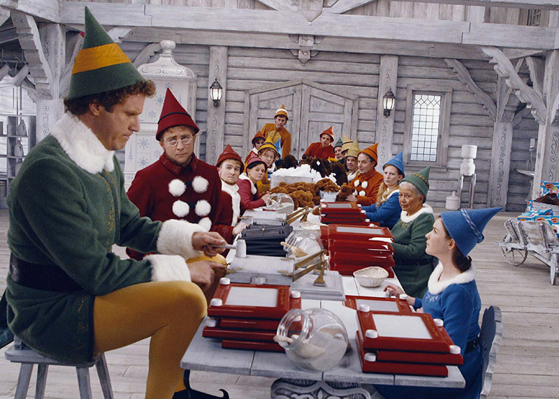 Will Ferrell (left) stars in "Elf."