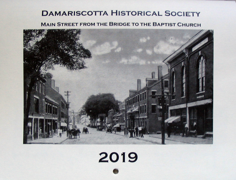 Damariscotta Historical Society presents its 2019 calendar of historic photos.