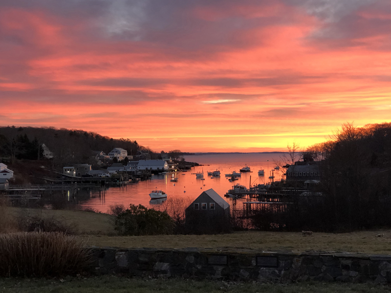 Chris Carter's photo of New Harbor at sunrise received 218 votes to take second place in the 2018 #LCNme365 photo contest. Carter, of Nobleboro, won the December contest.