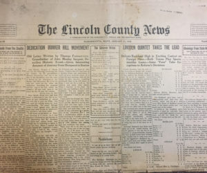Early copies of The Lincoln County News will soon become part of the Lincoln County News Digital Archive Project.