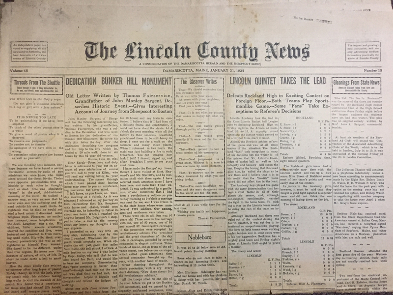 Early copies of The Lincoln County News will soon become part of the Lincoln County News Digital Archive Project.