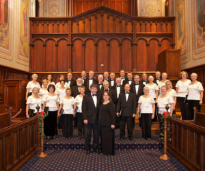 St Cecilia Chamber Choir in concert in the Bowdoin College Chapel, Brunswick.