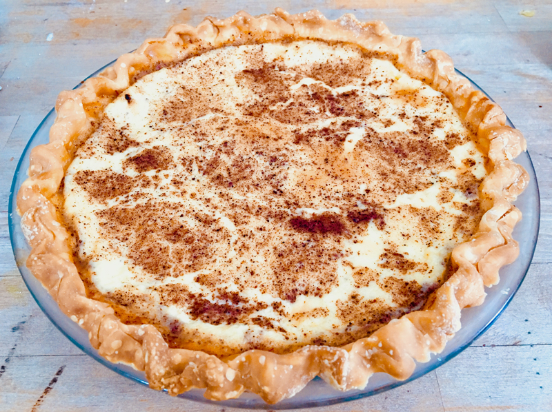 A custard pie for Helen Lewis, because I've heard she's totally awesome. (Suzi Thayer photo)