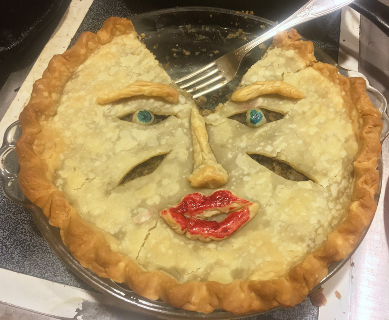 A brainless torture pie. (Suzi Thayer photo)