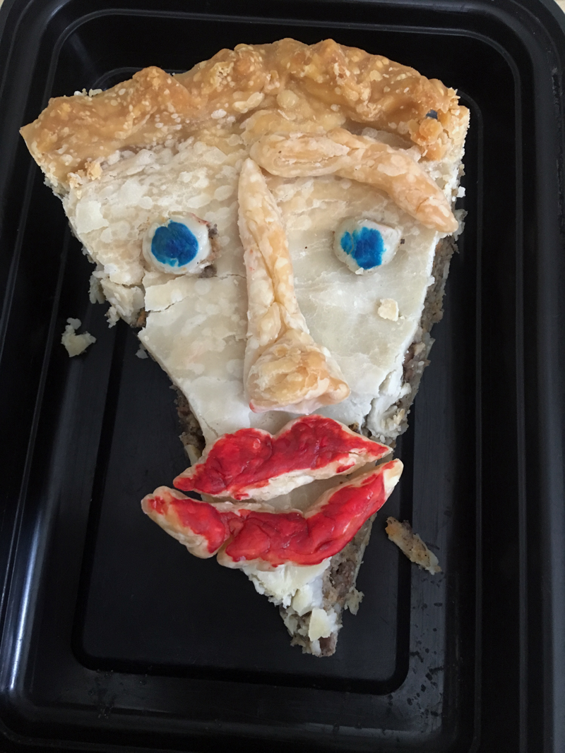 A piece of torture pie might resemble Mick Jagger. (Suzi Thayer photo)