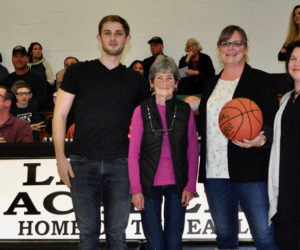 From left: Nate Masters; Ruth Prior; Suzanne Strachan, of Cheney Insurance; and Kristy Battles, of Newcastle Realty. (Photo courtesy Kim Traina)