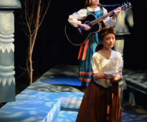 Sophia Scott (left) adds lyric tunes scored by her father, Guy Scott, throughout "The Snow Maiden" and Anna Lupien plays the role of Kupava. (Photo courtesy Jenny Mayher)