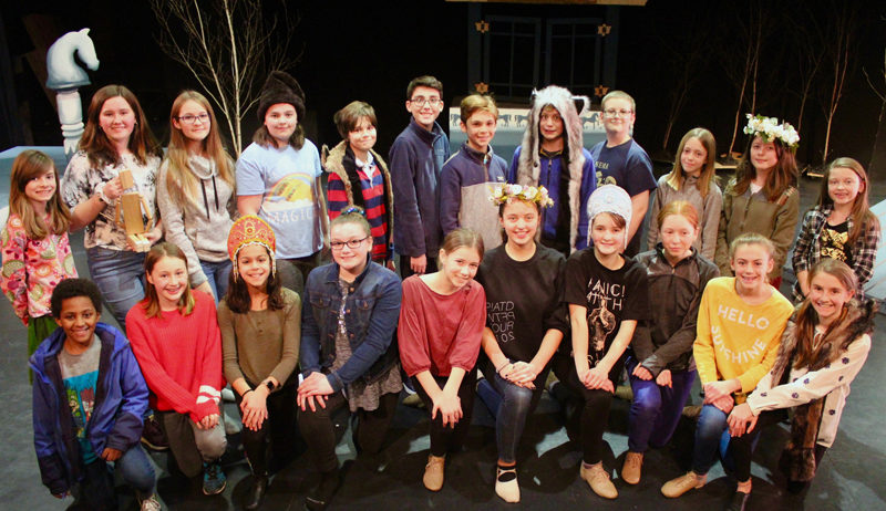 The cast of "The Snow Maiden." (Photo courtesy Jenny Mayher)