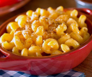 Baked macaroni and cheese will be featured at a free supper at St. Giles' Episcopal Church.