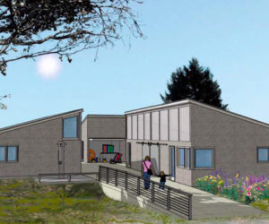 A rendering of a possible design for the new pavilion at Pemaquid Beach Park. The Bristol Parks and Recreation Department has received a $300,000 grant for the project. (Image courtesy Theodore + Theodore)