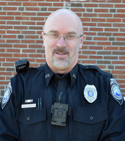 Damariscotta Police Officer Craig Worster. - The Lincoln County News