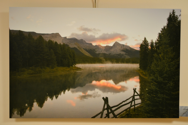 "Endless Chain Ridge," a large color landscape photograph on aluminum by Whitefield photographer Tony Marple. (Christine LaPado-Breglia photo)