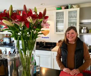 Chef and caterer Laura Cabot in her Waldoboro kitchen. (Suzi Thayer photo)