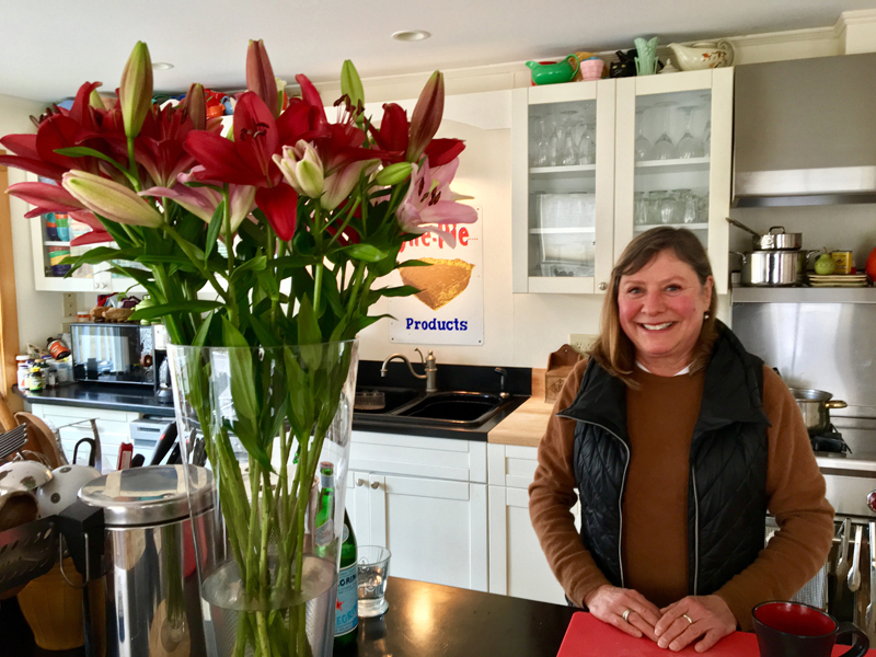 Chef and caterer Laura Cabot in her Waldoboro kitchen. (Suzi Thayer photo)