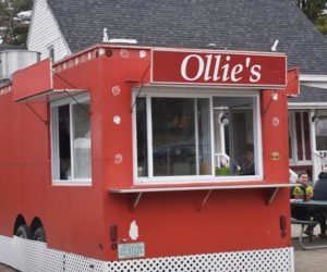 The new Ollie's food trailer is open for business in Waldoboro as of 11 a.m., Monday, April 22. (Alexander Violo photo)