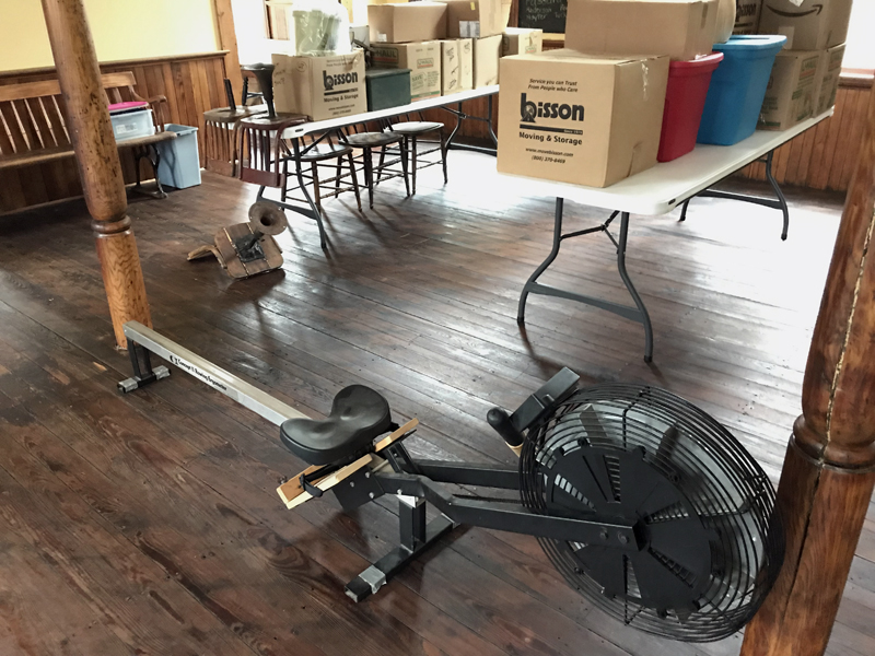 This rowing machine will be among the bargains at the 12th annual Attic, Basement, Closet Rummage Sale.