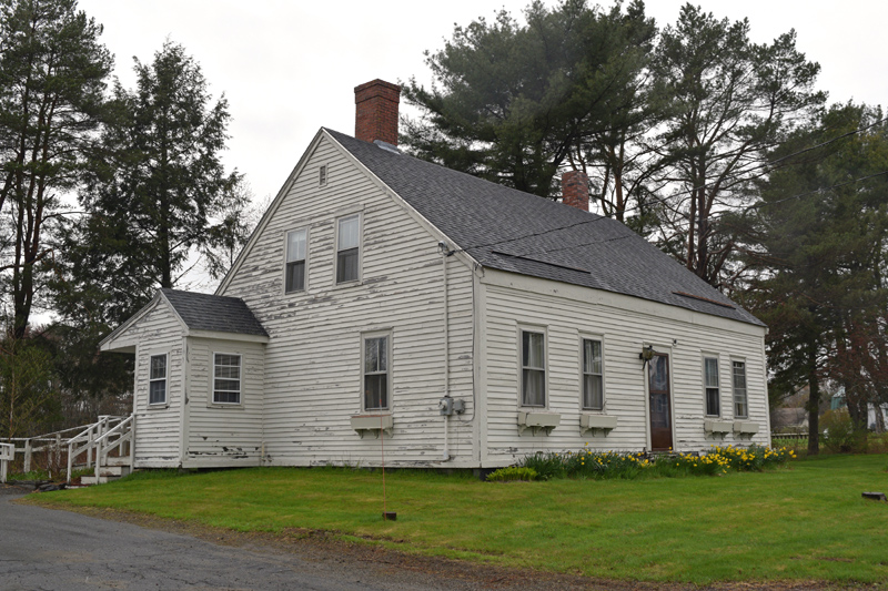 The town of Alna will list its old town office on Route 218 for sale by owner as soon as possible, selectmen say. The asking price is $130,000. (Jessica Clifford photo)