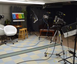 The newly renovated and reorganized production studio at Lincoln County Television in Newcastle. (Evan Houk photo)