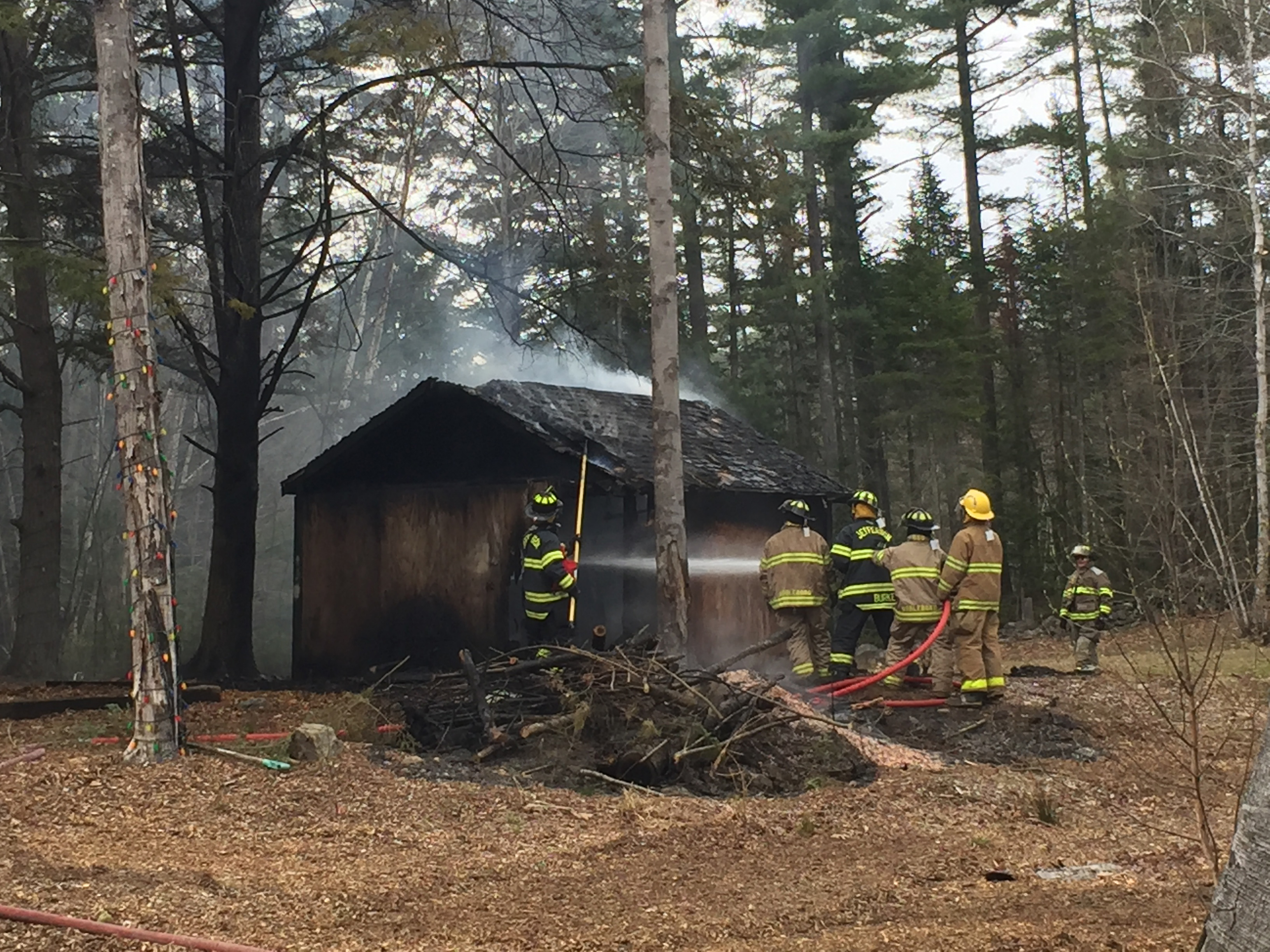 Firefighters Extinguish Nobleboro Shed Fire - The Lincoln County News