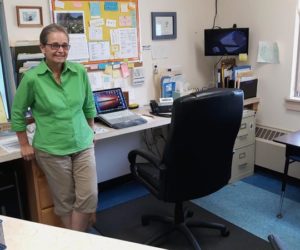 Sue Shiminski has been at the helm of the office of Bristol Consolidated School as the administrative assistant for 22 years. (Candy Congdon photo)