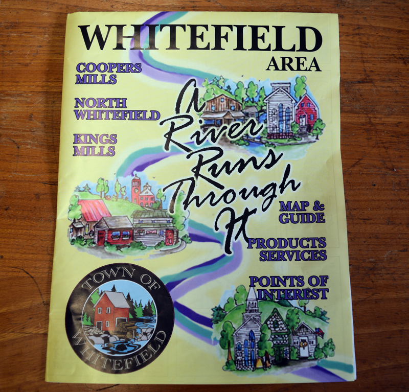 The cover of the fold-our Whitefield map and guide. (Jessica Clifford photo)