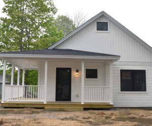 A soon-to-be homeowner will close on a new Habitat for Humanity home on Federal Street in Wiscasset later this month. (Jessica Clifford photo)