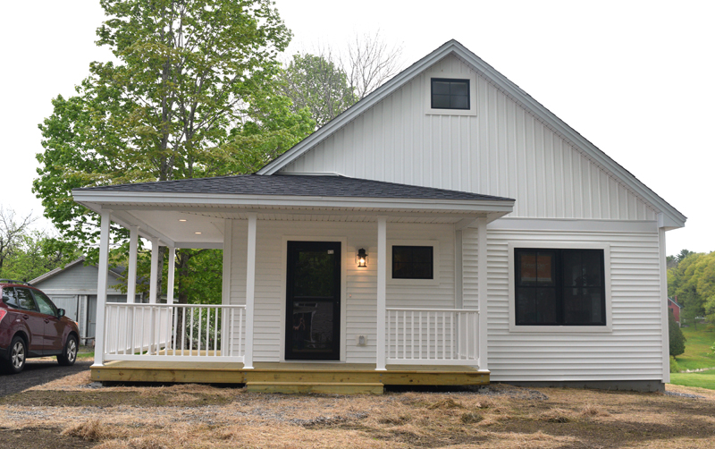 A soon-to-be homeowner will close on a new Habitat for Humanity home on Federal Street in Wiscasset later this month. (Jessica Clifford photo)