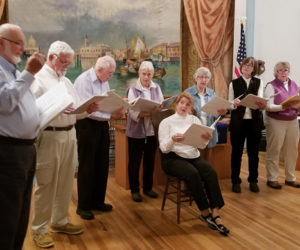 The Homeward Bound Hospice Choir gave a musical presentation to members of Willow Grange on June 13. Their songs reflected themes comforting to hospice patients and their families - love, friends, and angels. (Laurie McBurnie photo)