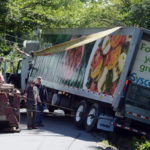 Tractor-Trailer Goes Off Upper Round Pond Road