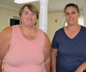 Lisa Marr (right) will coordinate a Toys for Tots campaign in Lincoln County this year, with Sharon Morton as her assistant. (Charlotte Boynton photo)