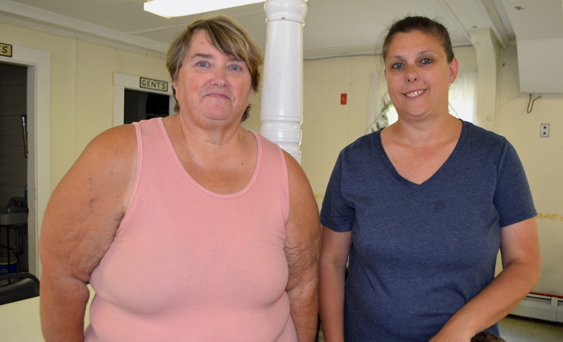 Lisa Marr (right) will coordinate a Toys for Tots campaign in Lincoln County this year, with Sharon Morton as her assistant. (Charlotte Boynton photo)