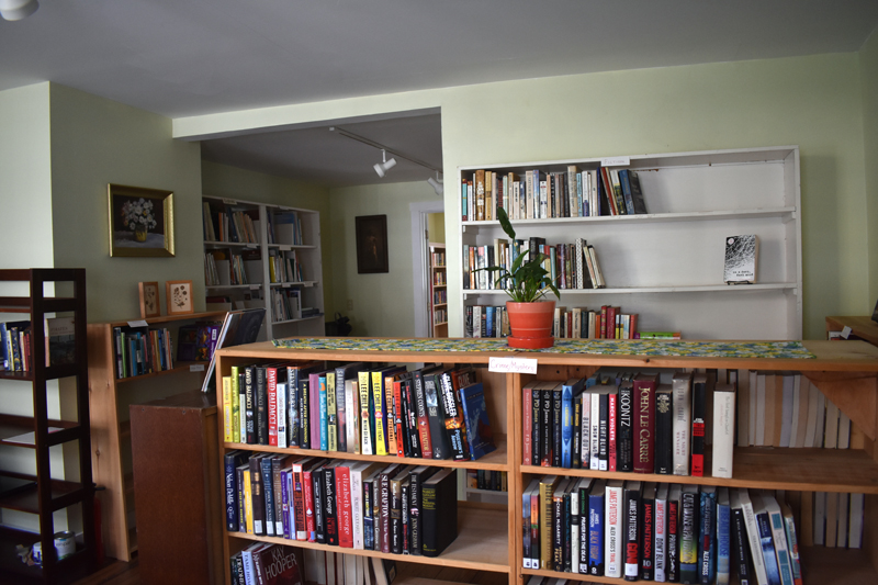 The interior of The Village Bookshop in Waldoboro. (Alexander Violo photo)