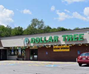 The new Dollar Tree storefront in the Wiscasset Marketplace. The store replaces a Family Dollar in the same location. Dollar Tree owns both brands. (Alexander Violo photo)